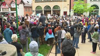 Protests and demonstrations continue on Indiana University