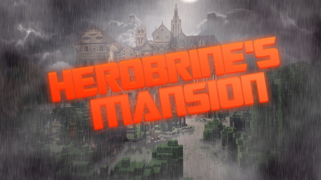 Herobrines Mansion | Minecraft Realms Adventure Map - YouTube