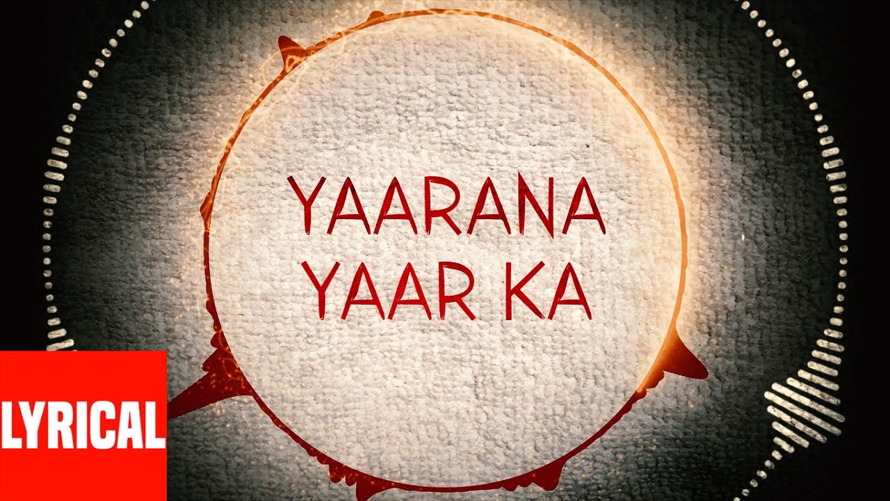 Yaarana Yaar Ka Lyrical Video  Saathi  Kumar Sanu  Kumar Sanu Vipin Sachdeva   Aditya Pancholi