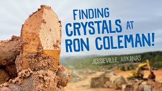 Finding Crystals at the Ron Coleman Crystal Mine!!