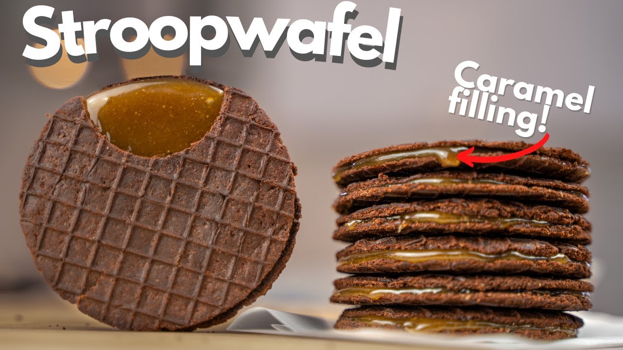 Chocolate Stroopwafel Recipe Dutch Waffle Cookies YouTube