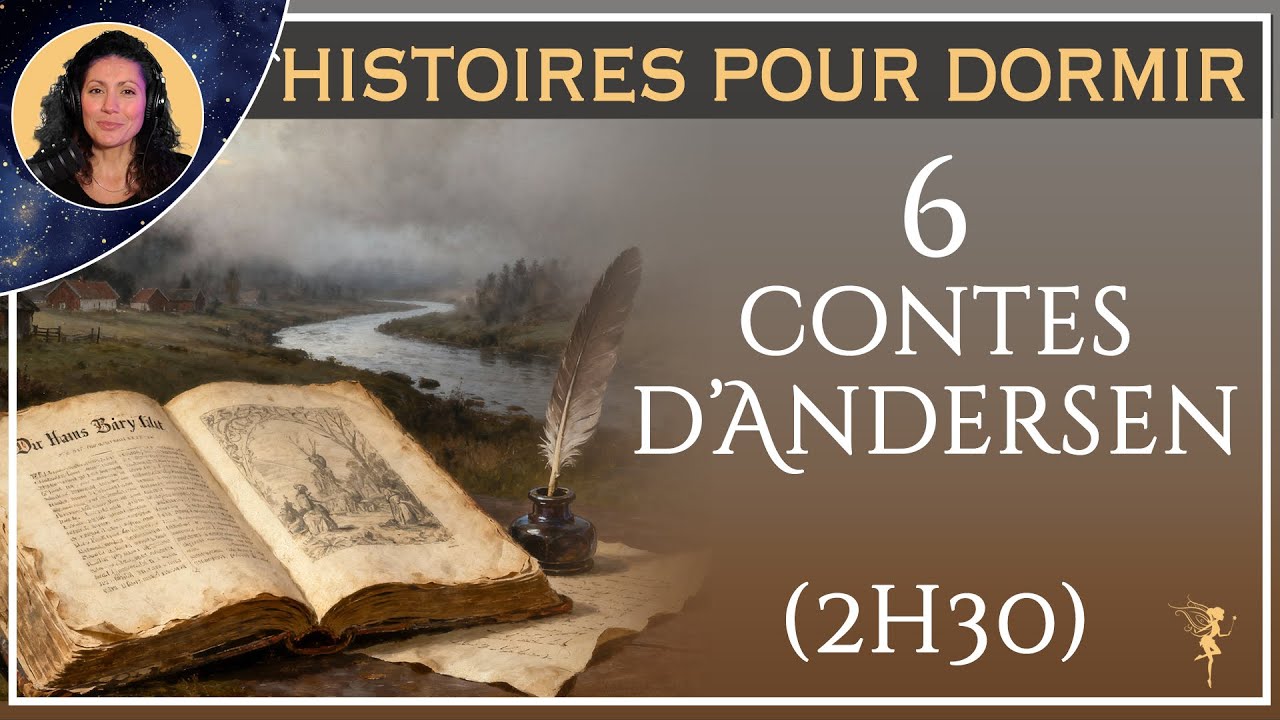 Histoire pour dormir  |  6 Contes d'Andersen (2h30) | VOIX HUMAINE