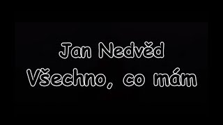 Jan Nedvěd - Všechno, co mám | TEXT | Pavel Kozler