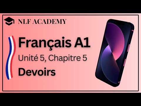 French Course for Beginners, Chapitre 5.5 : Devoirs
