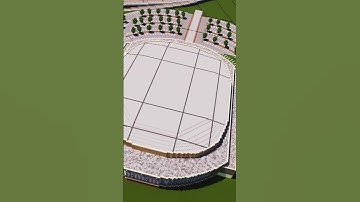 Building an Indoor Stadium 🏟 in Minecraft