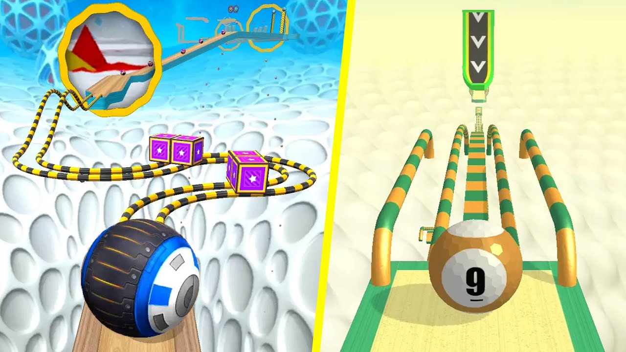 🌈⚡🚀Portal Run Going Balls Vs Action Balls Gameplay #36