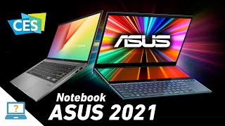 Notebook Asus 2021 lançamentos  Vivobook, ZenBook Pro Duo, ExpertBook, Chromebook, ROG e TUF | CES