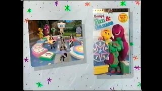 Barney's Fun & Games (1996) VHS Trailer (VHS Capture)