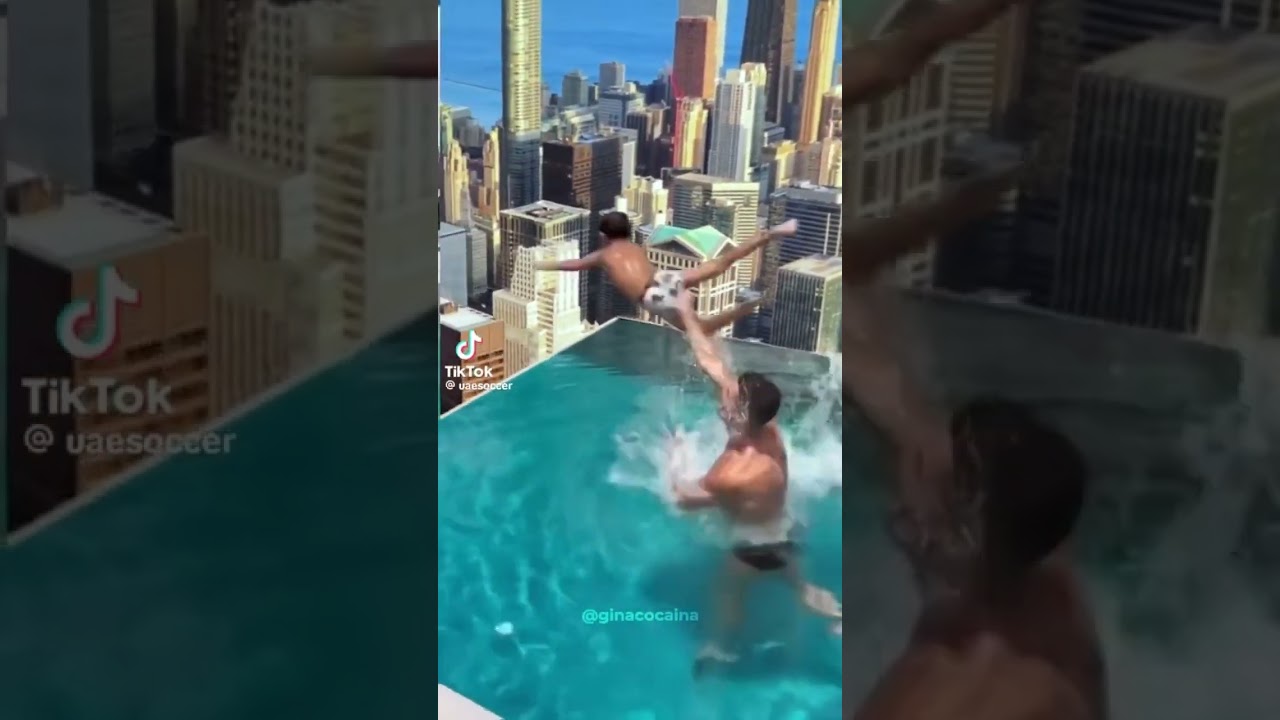Cristiano Ronaldo throws his son out of the Pool 😧💀 
