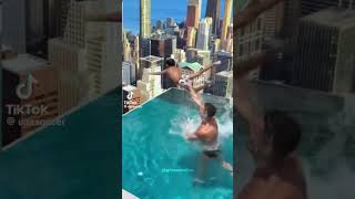 Cristiano Ronaldo throws his son out of the Pool 😧💀 #shorts #shortsvideo #funny