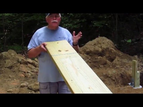 DIY Shed AsktheBuilder How to Crown Lumber