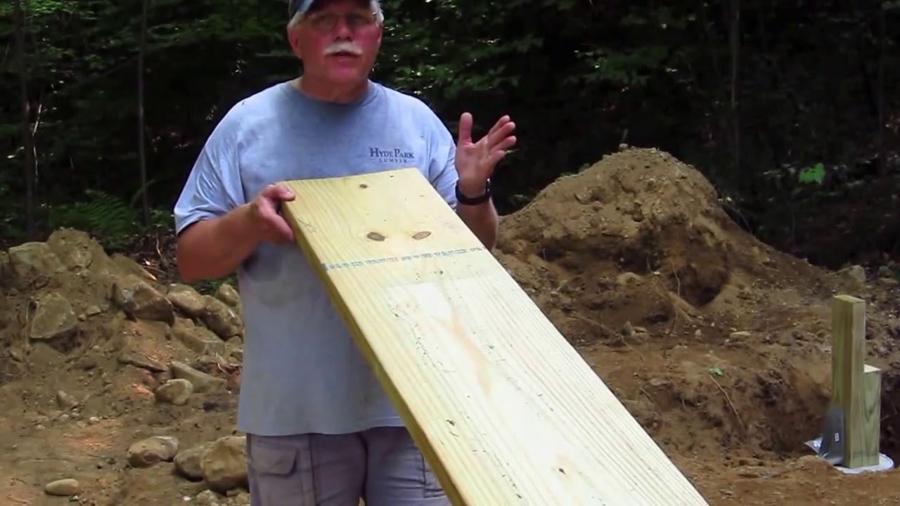 diy shed askthebuilder how to crown lumber - youtube