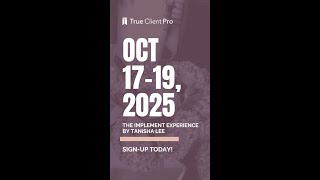 The Implement Experience  True Client Pro  October 17-19, 2025 #shorts