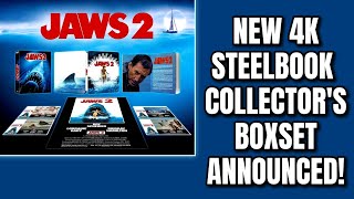 AWESOME New JAWS 2 4K Collector's Edition STEELBOOK Boxset!