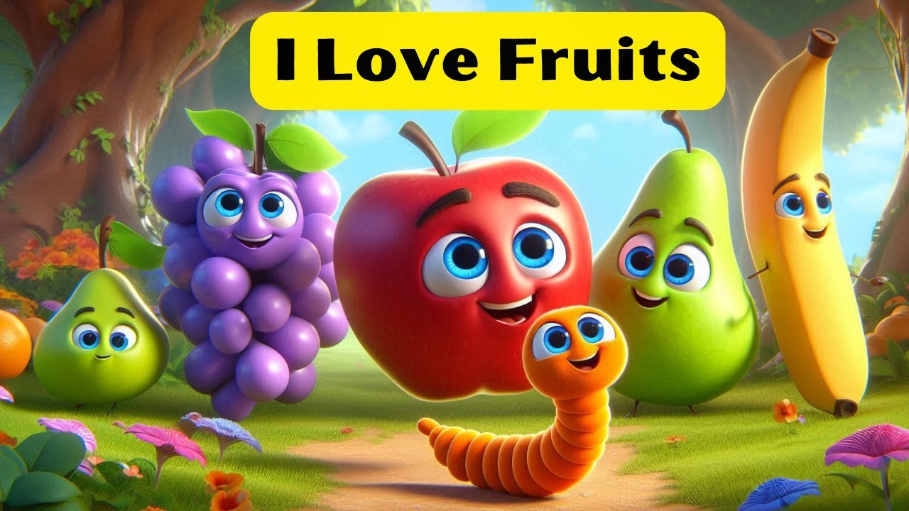 I Love Fruits 🍎🍊🍌 | Fruits Song | Nursery Rhymes for Kids - YouTube