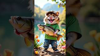 Rat Catch Fish And Smiled