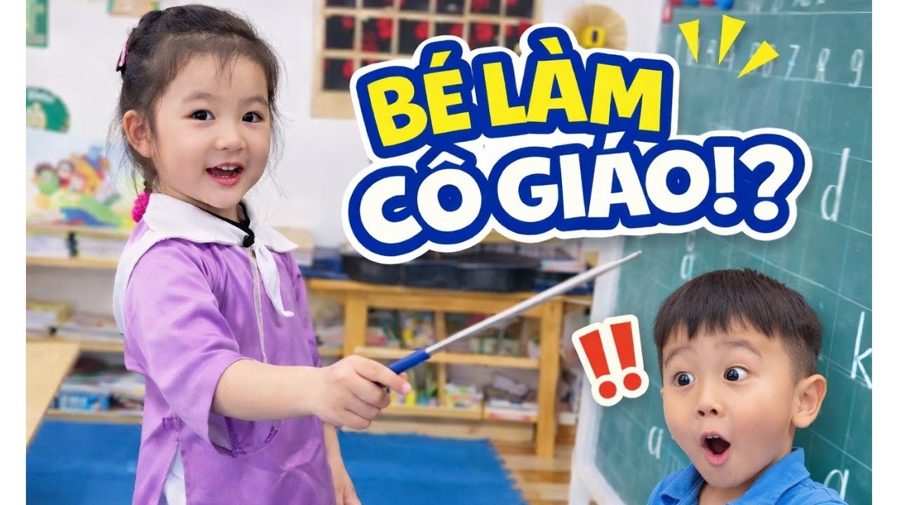 Em Làm Giáo Viên Mầm Non 👩‍🏫🧒 | Hoạt Động Đóng Vai | Mầm Non Sơn Ca TV