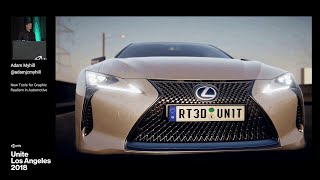 New tools for graphic realism in automotive - Unite LA | AutoTech Summit