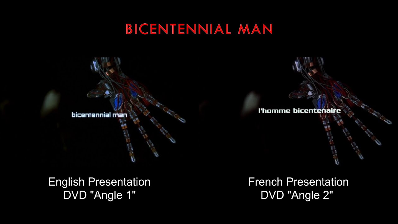 Bicentennial Man | English Titles vs. French Titles Comparison | ItzJonnyFX