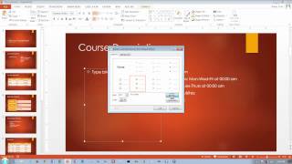 PowerPoint 2013/2016: Formatting text boxes and bulleted lists. Aligning Text boxes