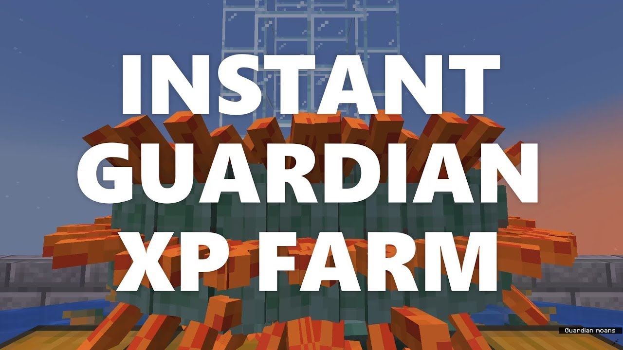 Java Guardian Farm Instant Guardian XP Farm, No Drain (180k XP/h and 90k drops/h, Java 1. ...