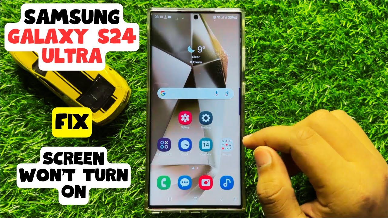 How to Fix Samsung Galaxy S24 Ultra Screen Won’t Turn On - YouTube