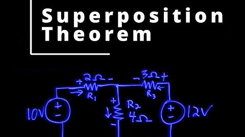 Superposition Theorem Example (Electric Circuits)