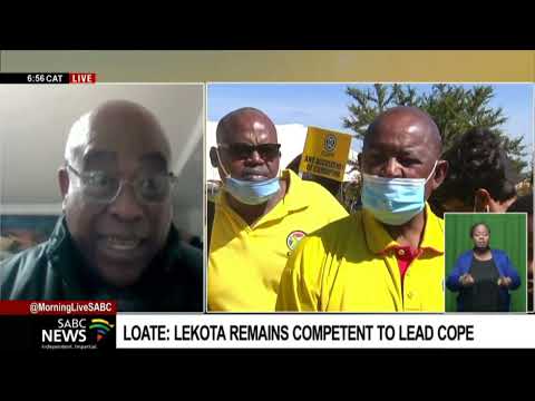 Lekota Remains Competent To Lead COPE Loate 