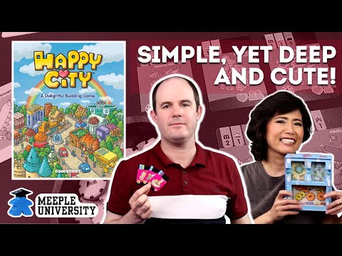 Happy City - Build your city, be happy😄🏙️ - A Board Game Review