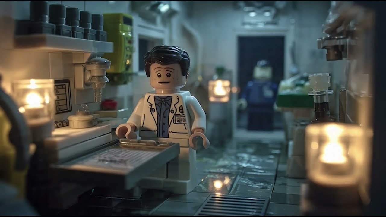 LEGO Horror Night In Hospital 🚙 | The Dark Forest Chase | Scary LEGO Short Film