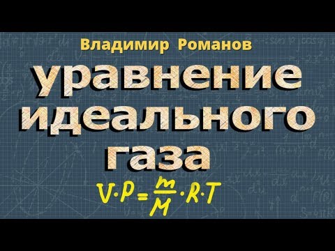 идеальный газ УРАВНЕНИЕ СОСТОЯНИЯ ИДЕАЛЬНОГО ГАЗА