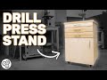 Drill Press Stand with Storage | DIY | Woodworking