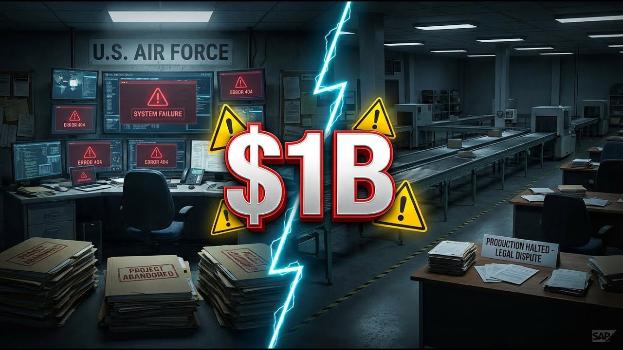 Провал ERP-системы на 1 миллиард долларов | Как рухнули проекты SAP ВВС США и компании Avantor