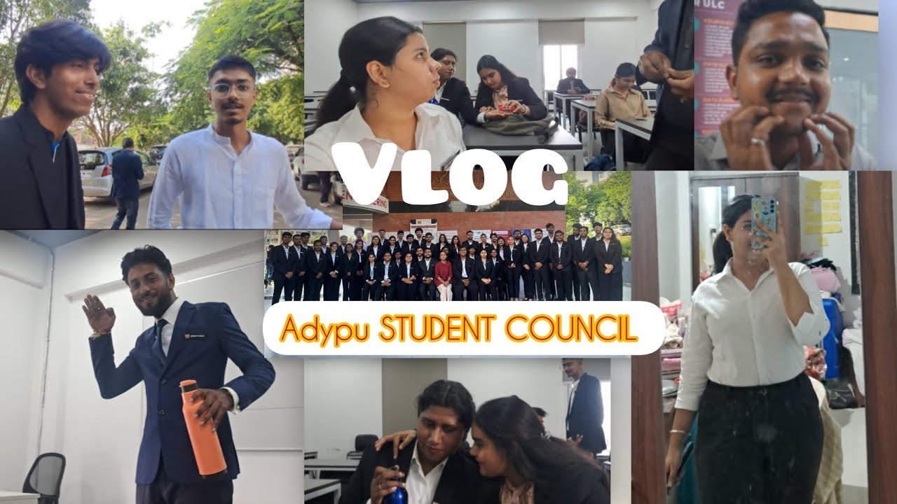 Behind the scenes📷 || Adypu "STUDENT COUNCIL" || VLOG-03/100