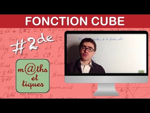Vidéo: Qu'est-ce qu'une fonction cubique en maths ?