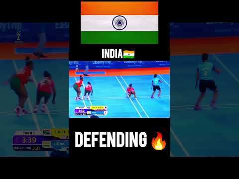 DEFENDING 🚀 INDIA BACK TO BACK DREAM RUN🏃💨 #india #khokho #shorts