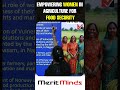 EMPOWERING WOMEN IN AGRICULTURE FOR FOOD SECURITY | Current Affairs | Sneha Sree Madam | Merit Minds