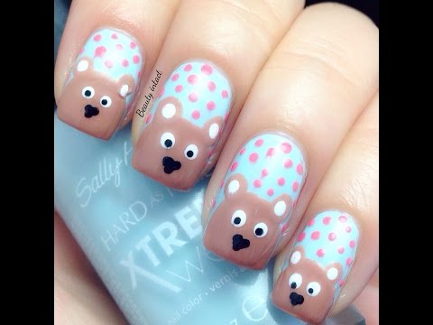 nail art : polar bear | Conciry Zhang | Flickr