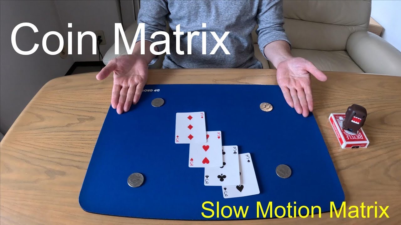 Slow Motion Matrix (coin matrix) - YouTube