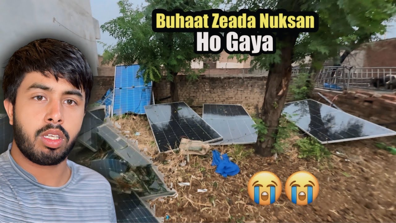 Hamara Solar Panel Toot Gaya 😭 Zohaib Pendu | Zohaib Sabir