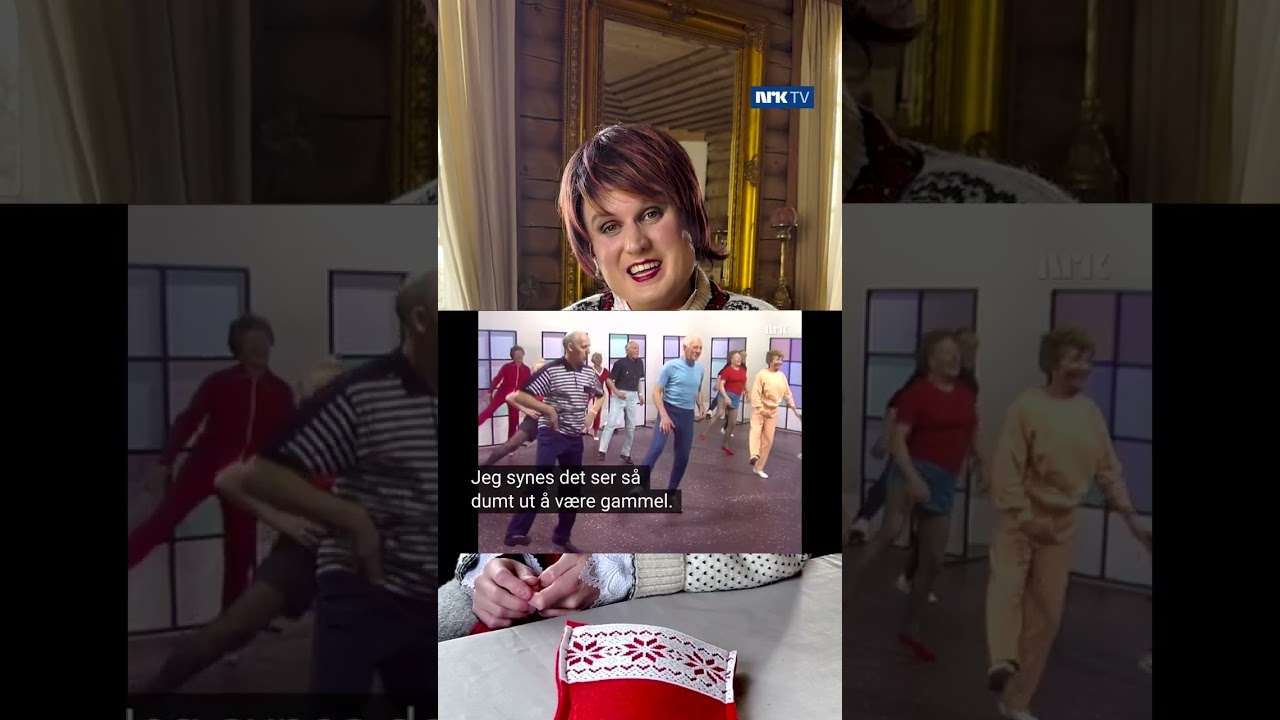 Sorry, Birthe! Vi bare måtte publisere denne 😘 Se #nisseneiskjul i #nrktv #nrk #shorts