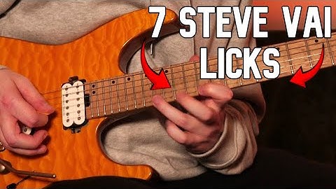 7 Steve Vai Licks That Will Change Your Playing