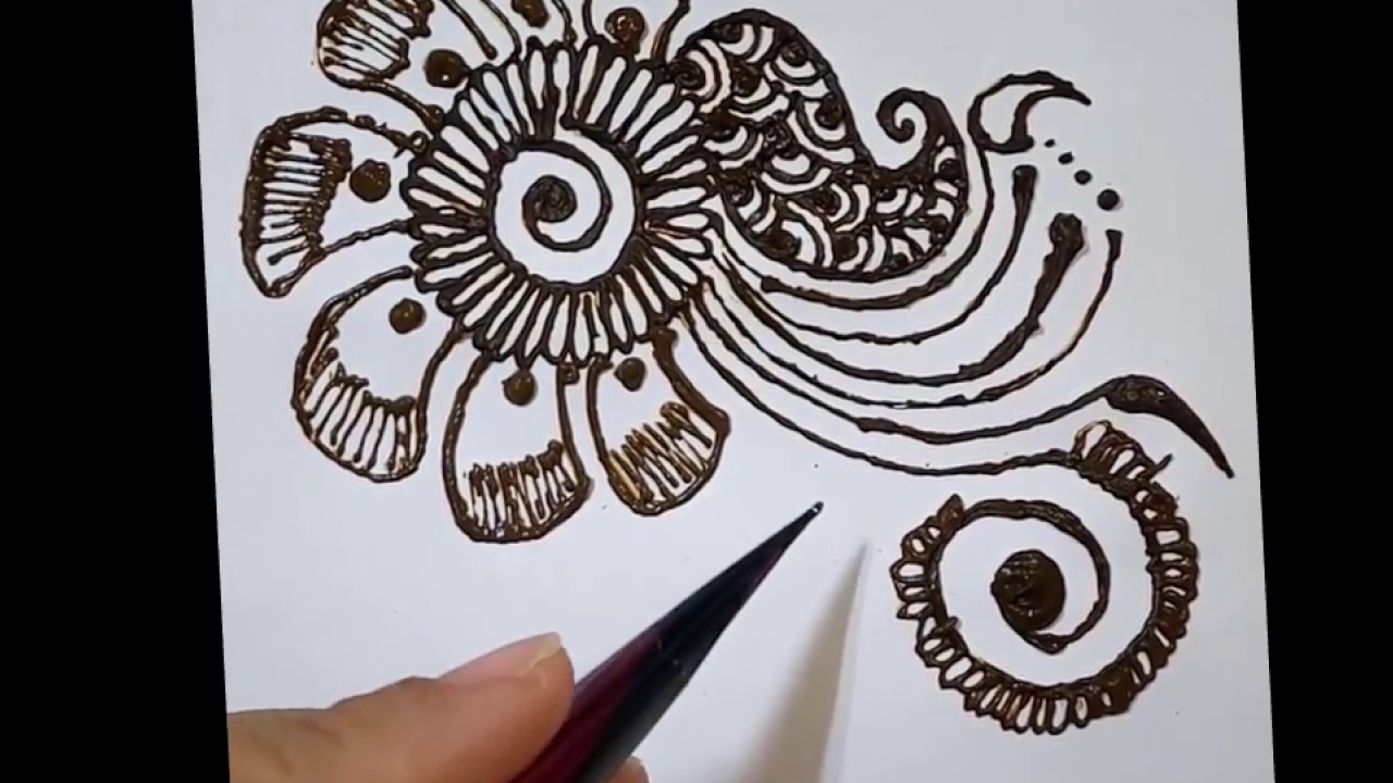 How to draw mehandi in hindi class 16 YouTube