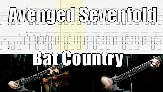 Avenged Sevenfold Bat Country Guitar Cover With Tab
