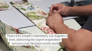Call Joseph’s Upholstery in Beverly Hills For Expert Outdoor Furniture Reupholstery