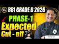 RBI Grade B 2026 Phase 1 Expected Cut Off | Safe Attempts & Expected Cut Off | RBI Exam Analysis