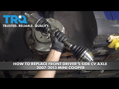 How to Replace Front Driver's Side CV Axle 2007-2013 Mini Cooper - YouTube