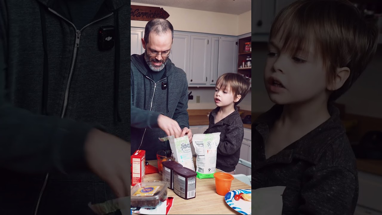 Cooking chaos with the kids 