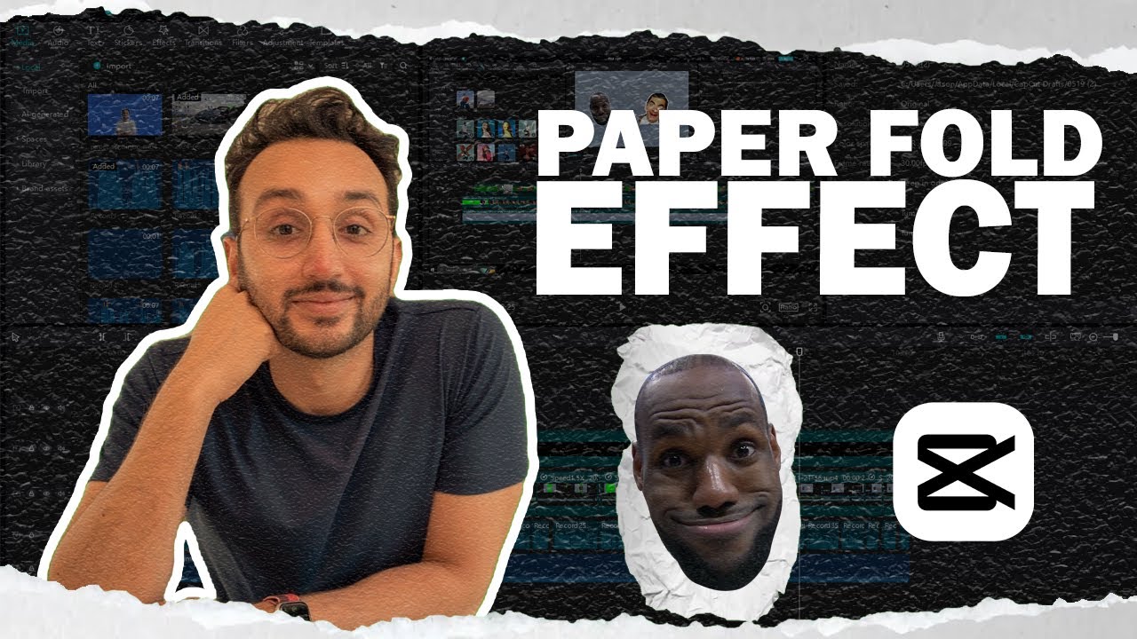 Re-Create Ali Abdaal Paper Fold-out Effect on Capcut - YouTube