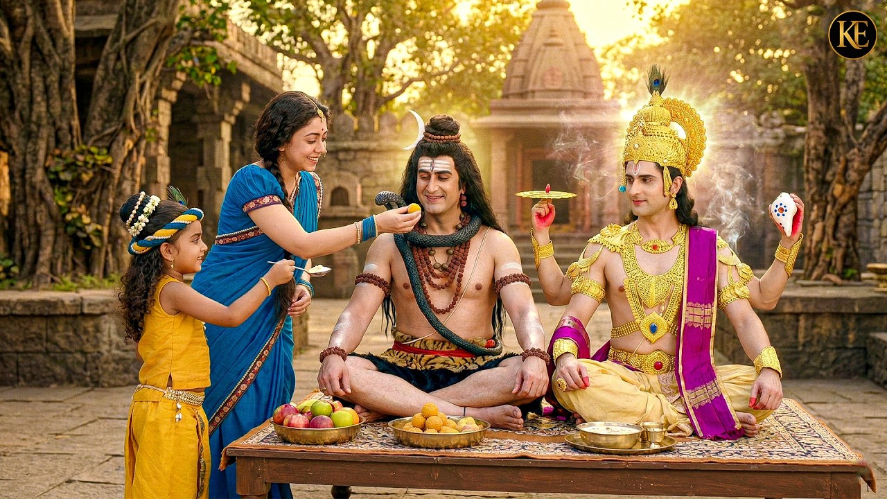 यशोदा मैया का प्रेम: महादेव और नारायण को कराया स्वयं भोजन || यशोमती मईया के नंदलाला || Krishan leela